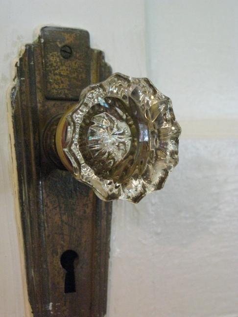 An OLD doorknob found on an old Oklahoma door!